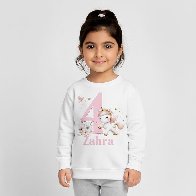 Personalised Unicorn Birthday Number Outfit