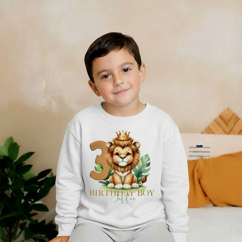 Personalised Lion Birthday Outfit