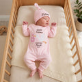Custom Name Baby Girl Arrival Newborn Set