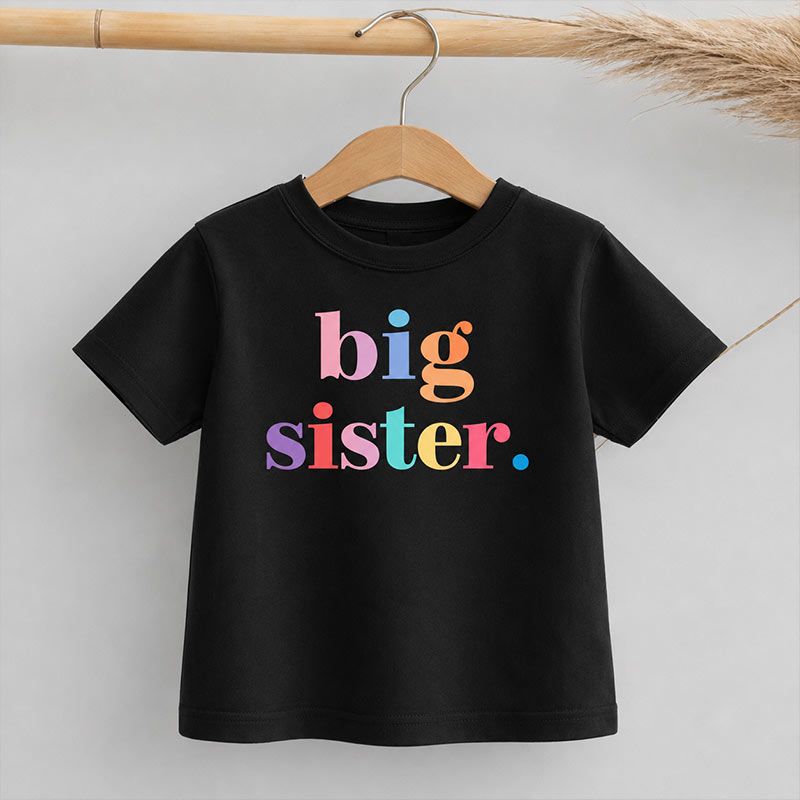 Multi Color Sister Brother Cousin Matching T-Shirts