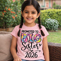 Promoted to Big Sister 2026 T-Shirt