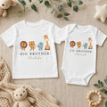 Big Brother Lil Brother Safari Animal T-Shirt & Romper Deal