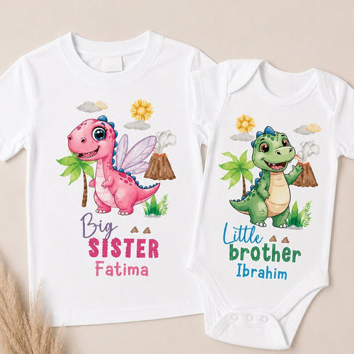 Big Brother Little Sister Dinosaur Set