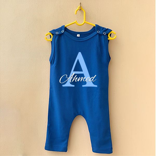 Custom Name Initial Baby Romper