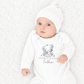 Custom Name Elephant Full Body Romper