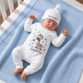 Custom Name Giraffe Full Body Romper