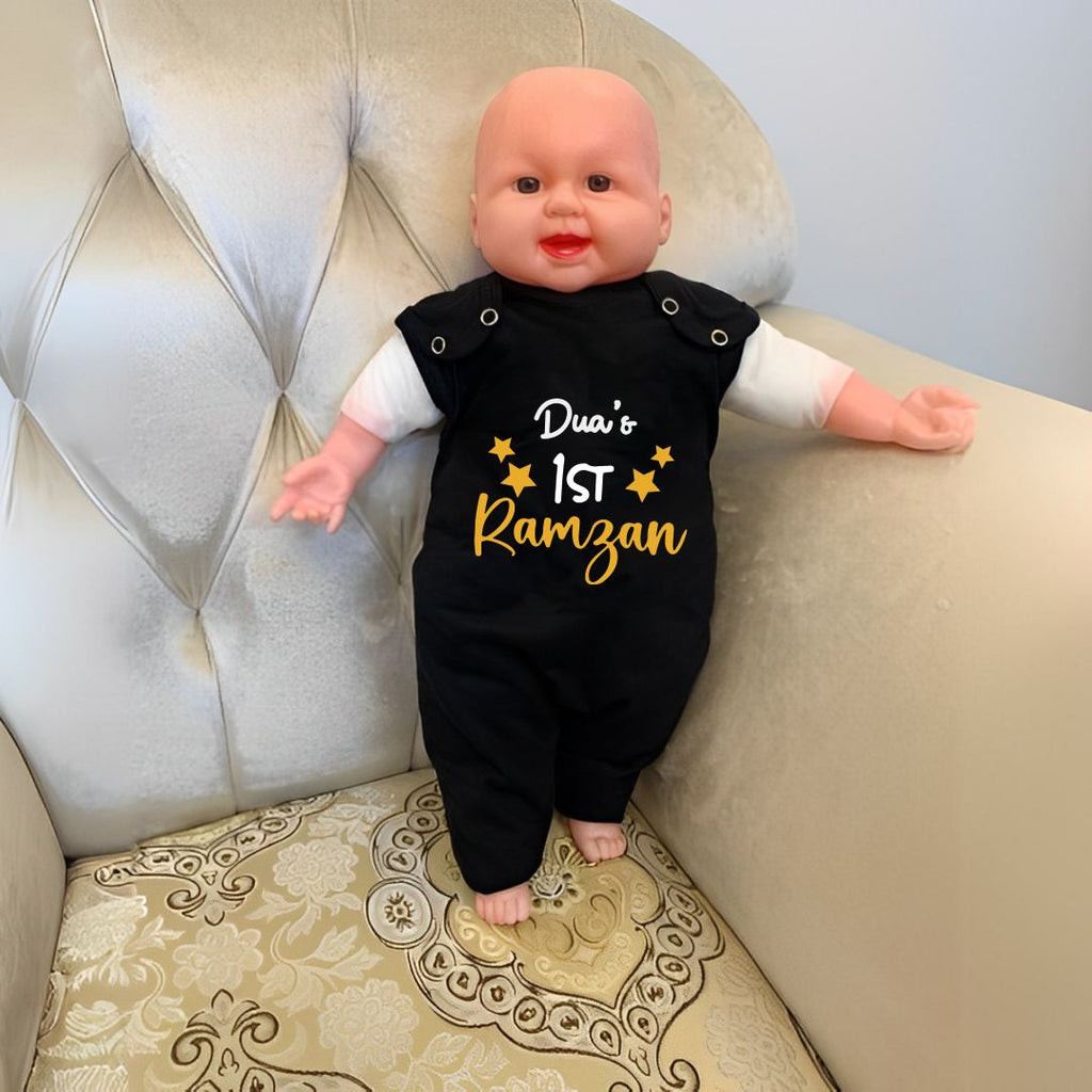Custom Name First Ramadan Baby Romper