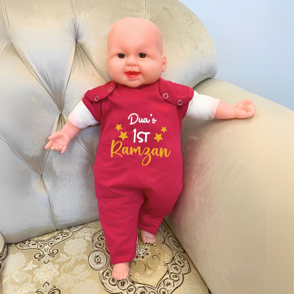 Custom Name First Ramadan Baby Romper