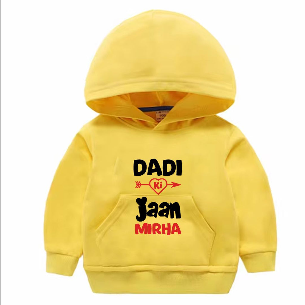 Custom Name Dadi ki Jaan Pullover Hoodie