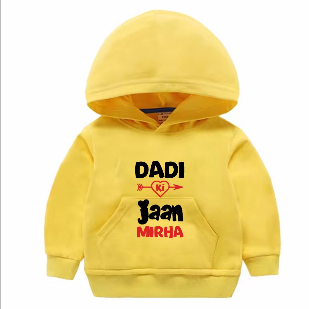 Custom Name Dadi ki Jaan Pullover Hoodie