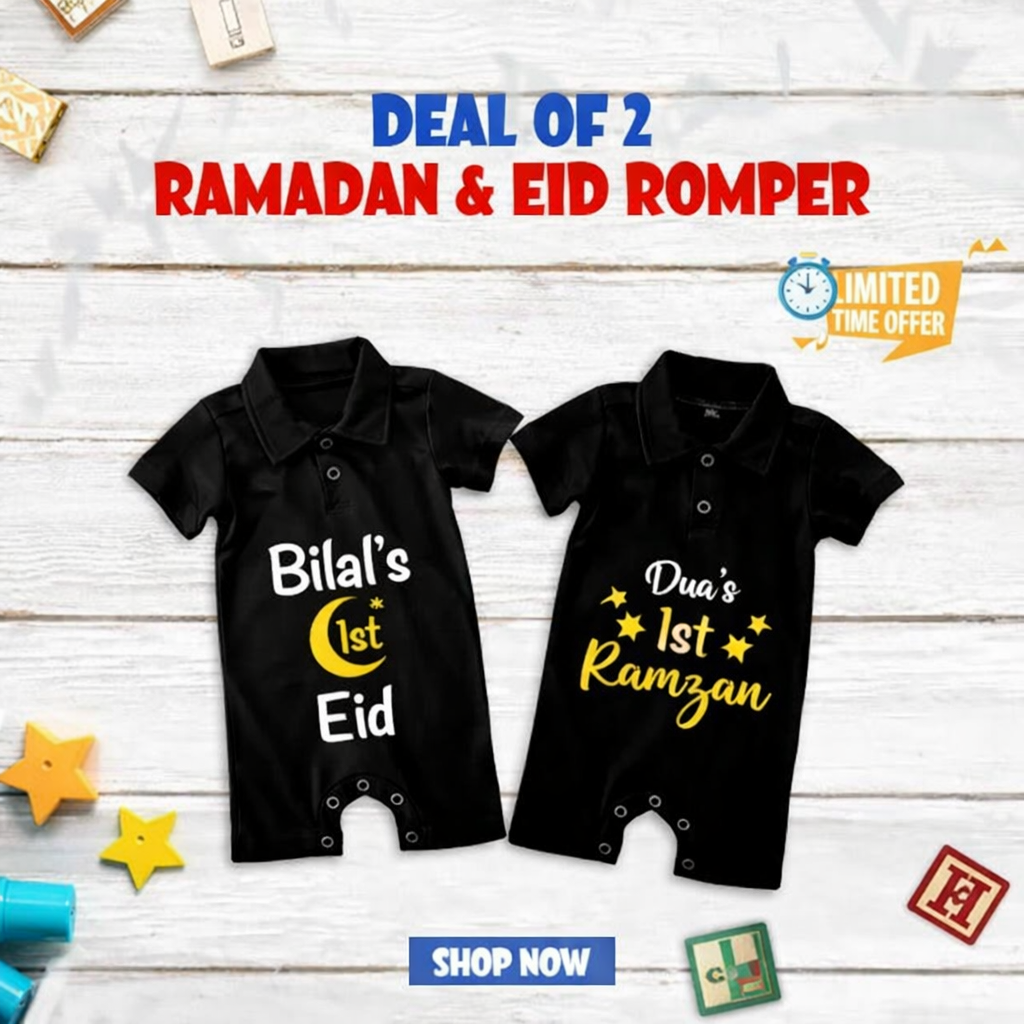 Pack of 2 Ramdan & Eid Romper