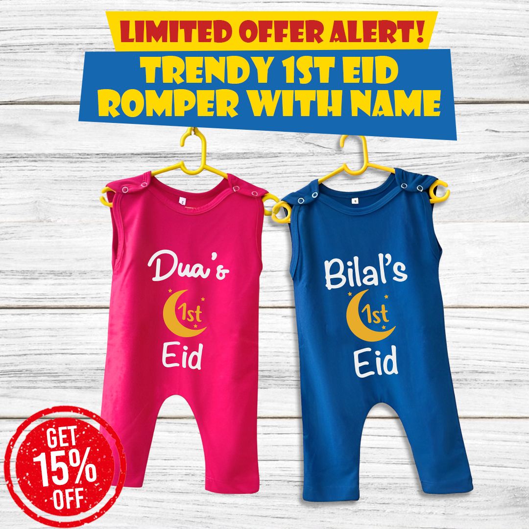 First Eid Romper with Name