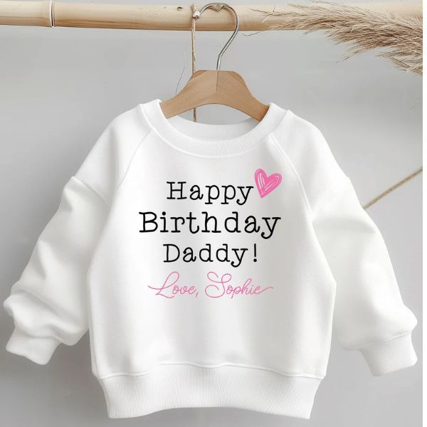 Happy Birthday Daddy & Mummy Kids Sweatshirt