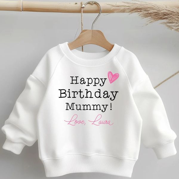 Happy Birthday Daddy & Mummy Kids Sweatshirt
