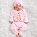 Personalized Hello World Newborn Romper