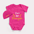 First Ramzan Baby Girl Romper with Cap