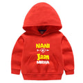 Custom Name Nani ki Jan Pullover Hoodie