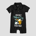 Our First Fathers Day Polo Romper