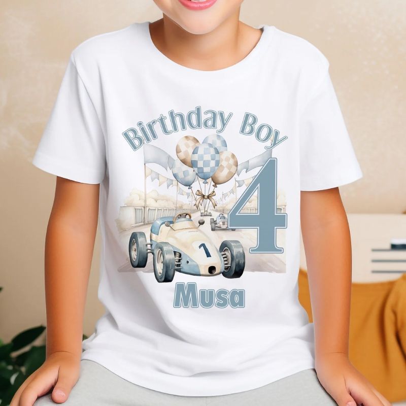 Personalised Cowboy Birthday T-Shirt & Romper