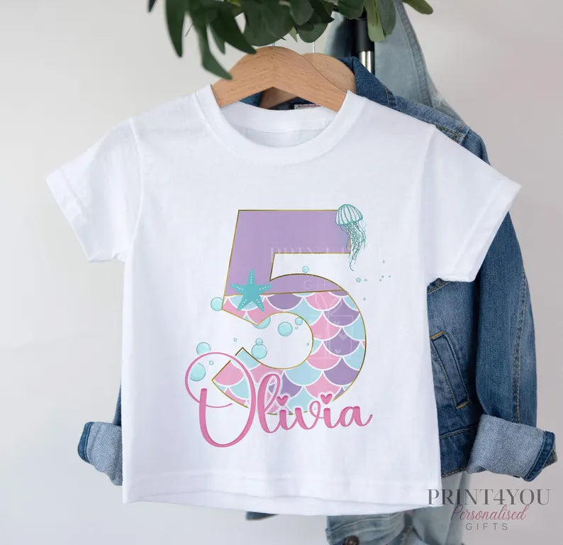 Customised Mermaid Birthday Outfit
