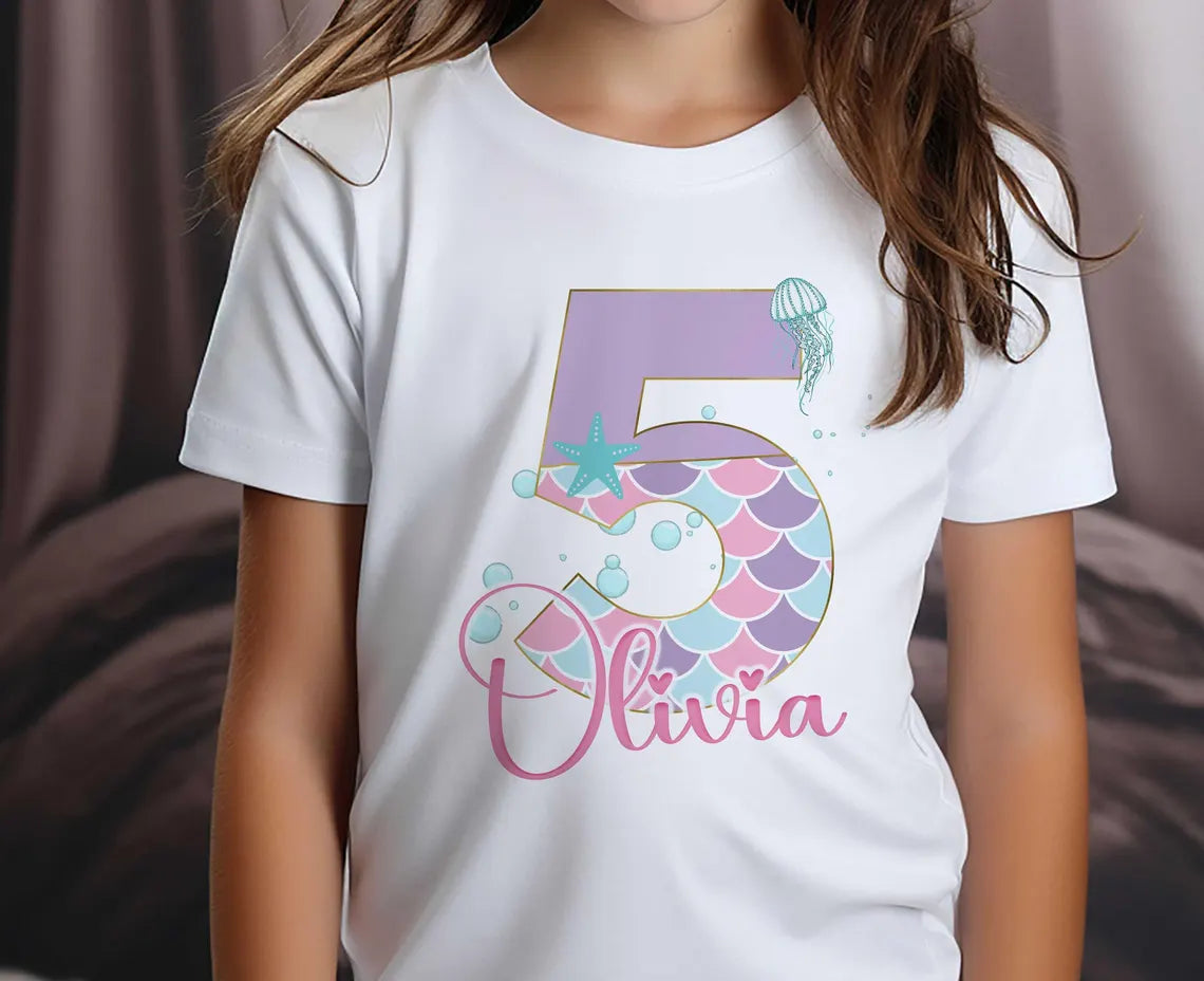 Customised Mermaid Birthday Outfit