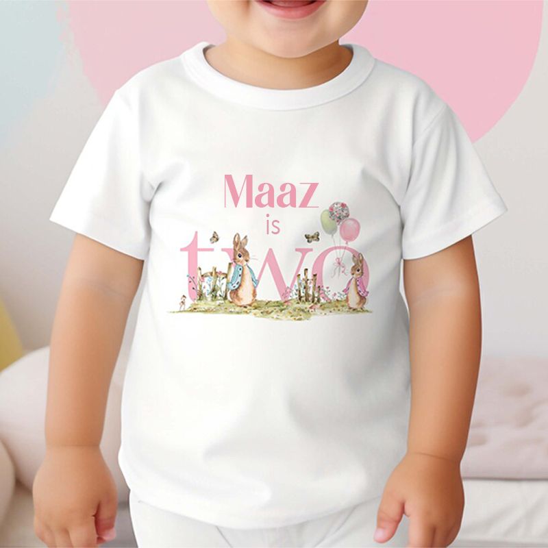 Personalised Rabbit Birthday Outfit