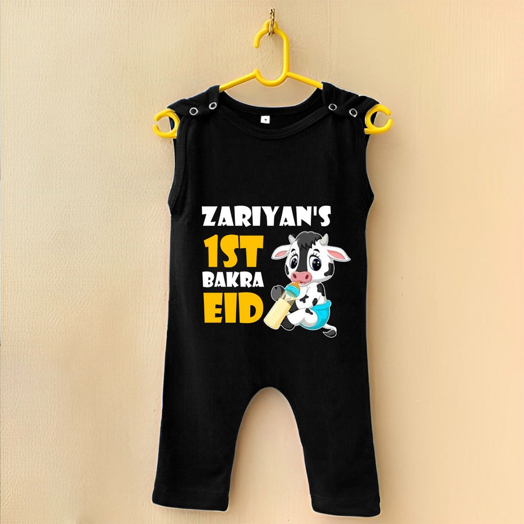 Personalized 1st Bakra Eid Baby Jumpsuit Romper with Name