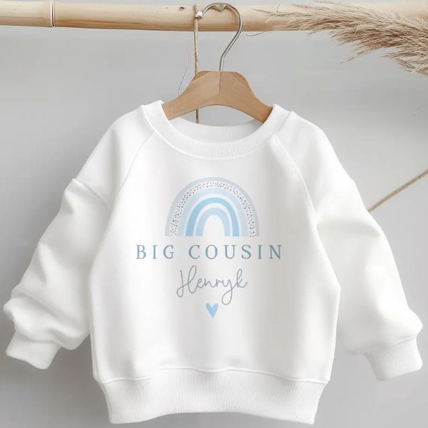 Personalized Big Cousin & Lil Cousin Kids Sweatshirt