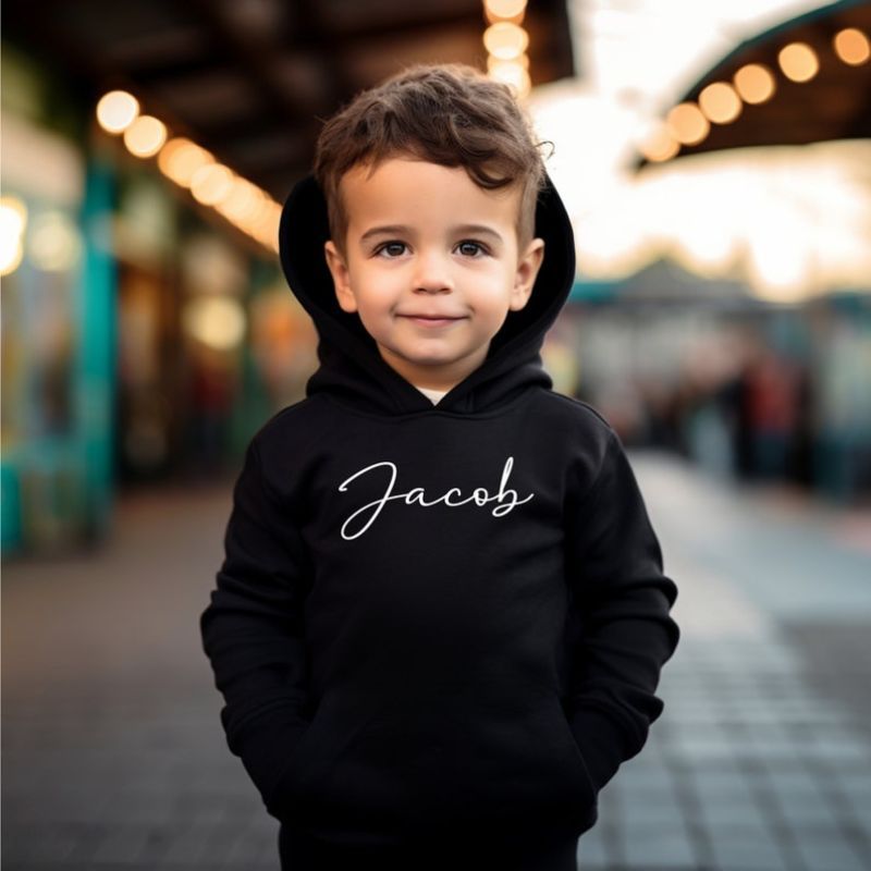 Personalized Kids Name Printed Hoodie