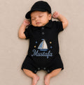 Personalized Sailboat Polo Romper
