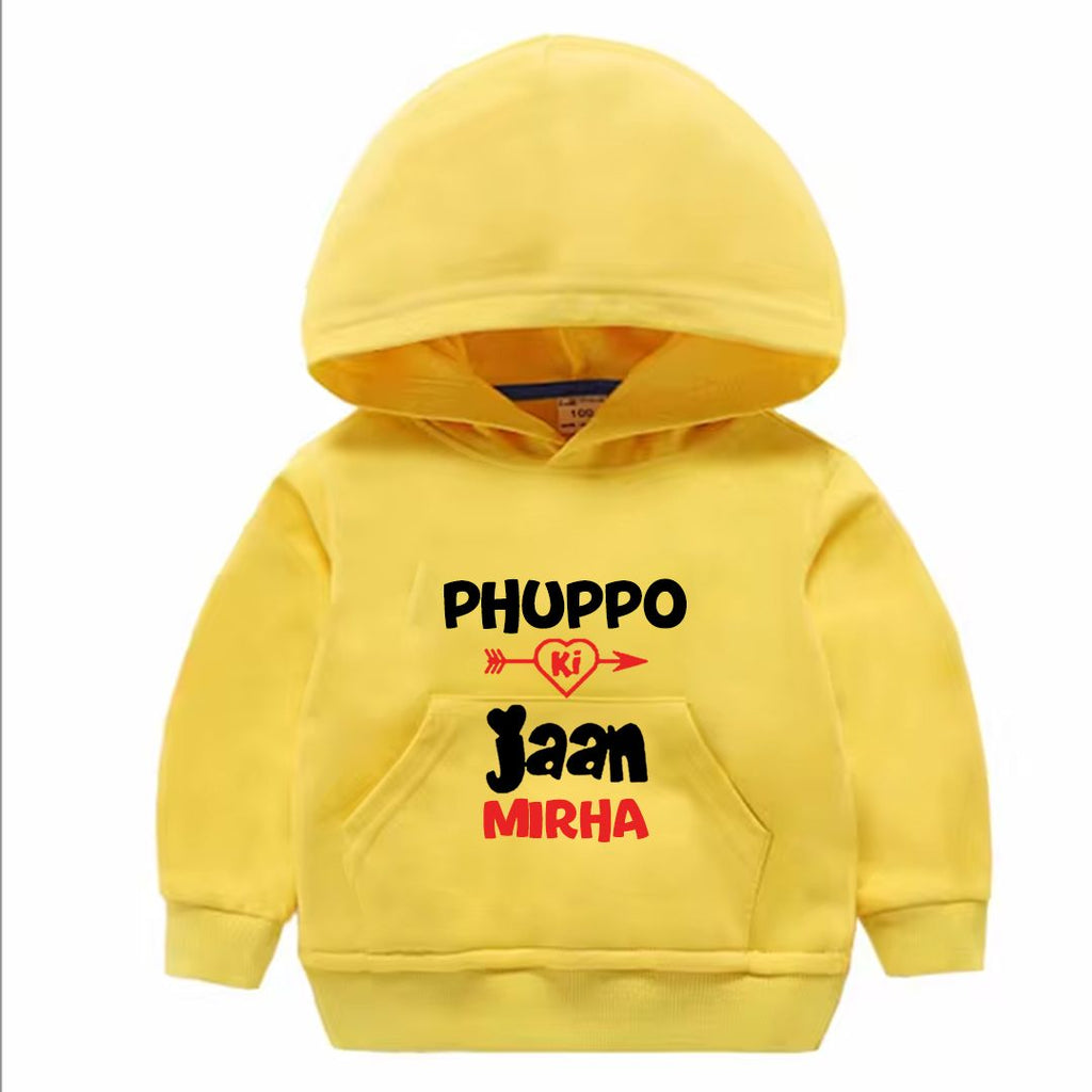 Custom Name Phuppo ki Jan Pullover Hoodie