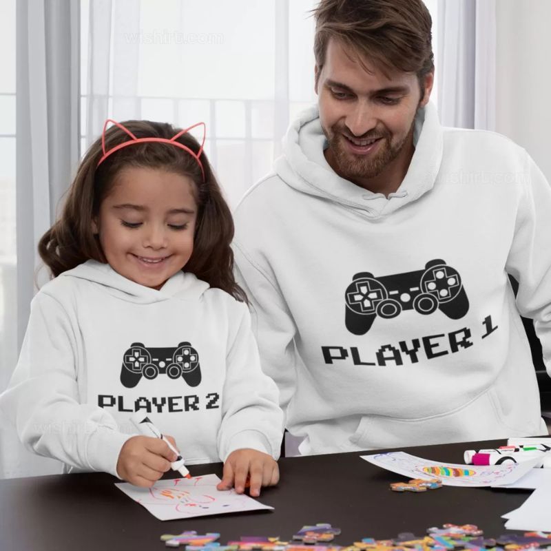 Player Printed Matching Hoodie