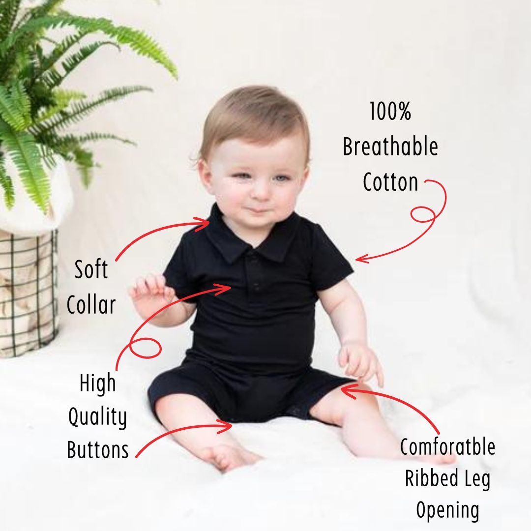 Customizable Baby’s 1st Ramadan Polo Romper