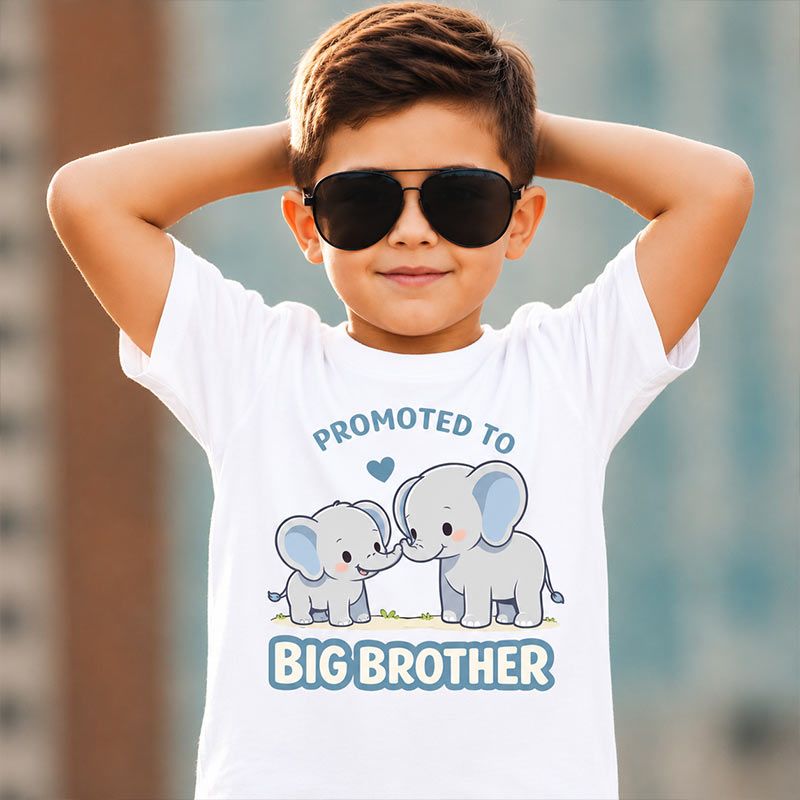 Promoted Big Brother Elephant Theme T-Shirt
