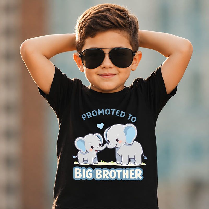 Promoted Big Brother Elephant Theme T-Shirt