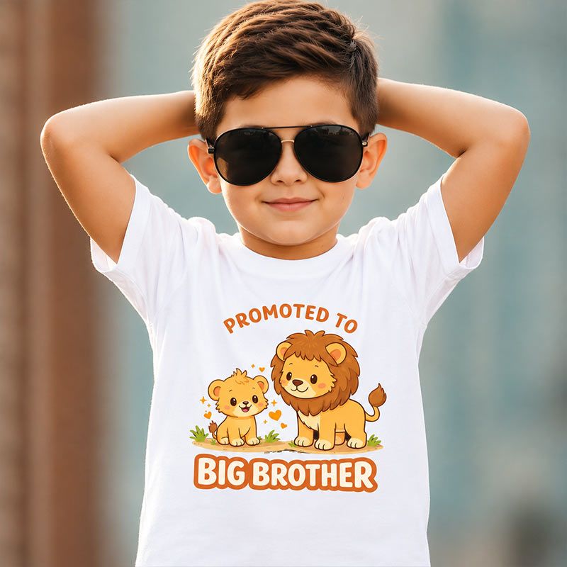 Promoted Big Brother Lion Theme T-Shirt