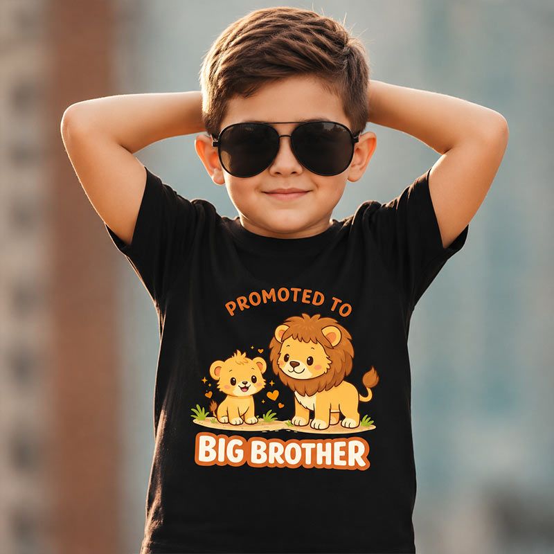 Promoted Big Brother Lion Theme T-Shirt