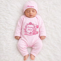 Royal Balloon Baby Girl Welcome First Day Full Body Romper