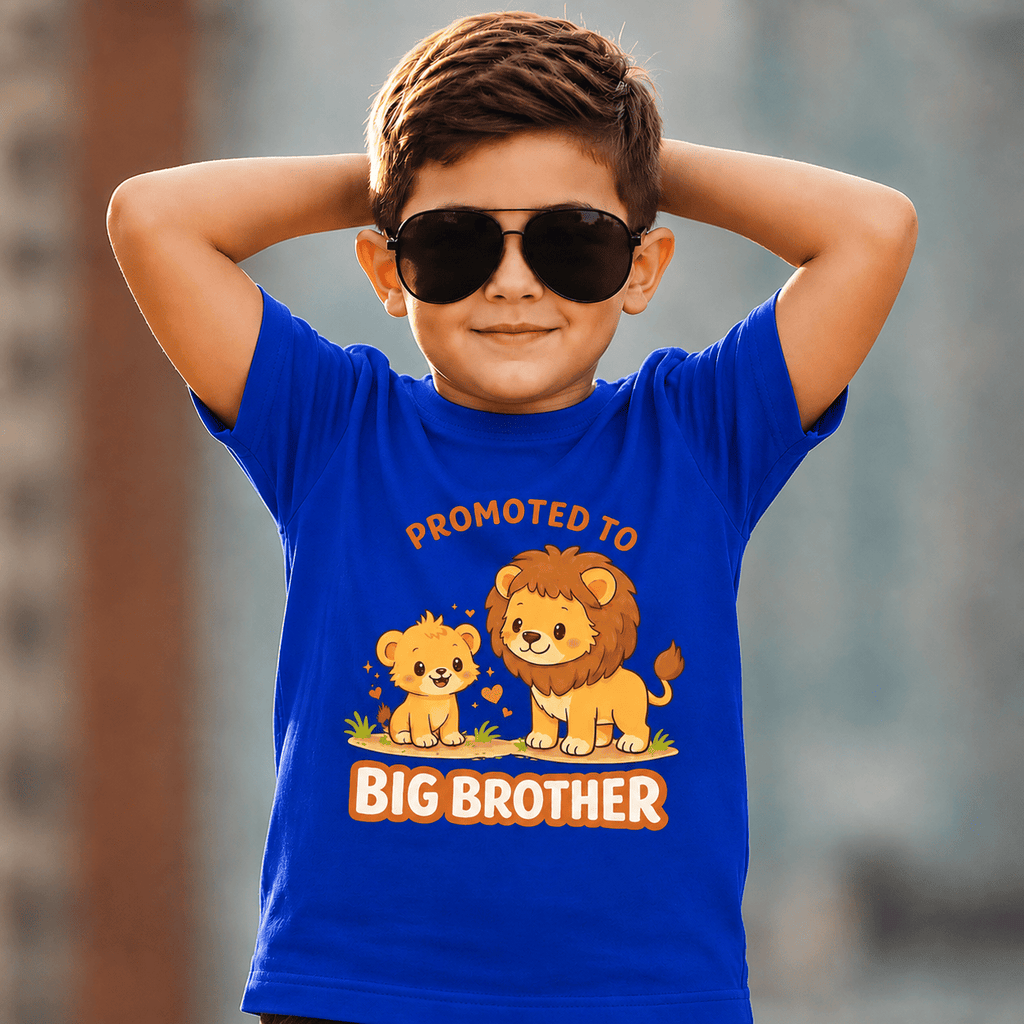 Promoted Big Brother Lion Theme T-Shirt