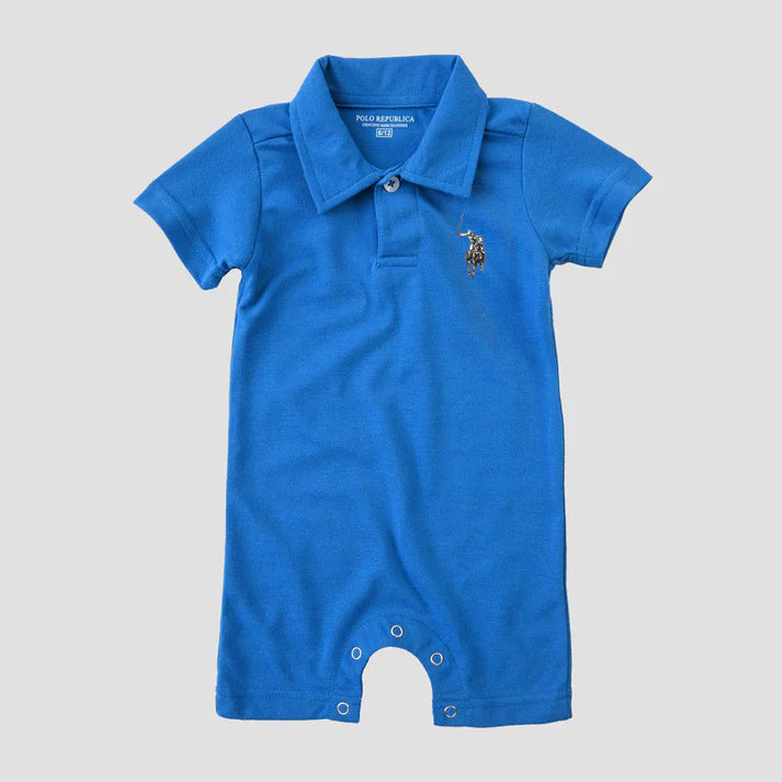 Polo Republica Signature Pony Printed Romper