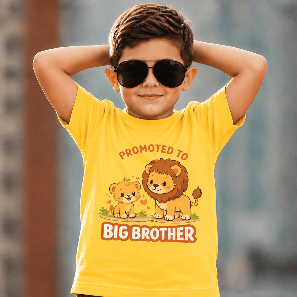 Promoted Big Brother Lion Theme T-Shirt
