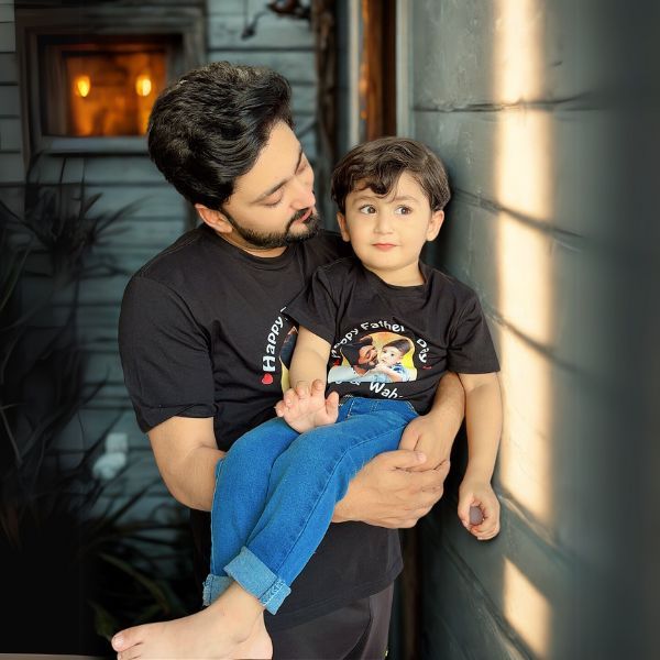 Father & Toddler Matching Photo T-Shirt Deal