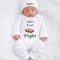 Personalized My First Flight Romper