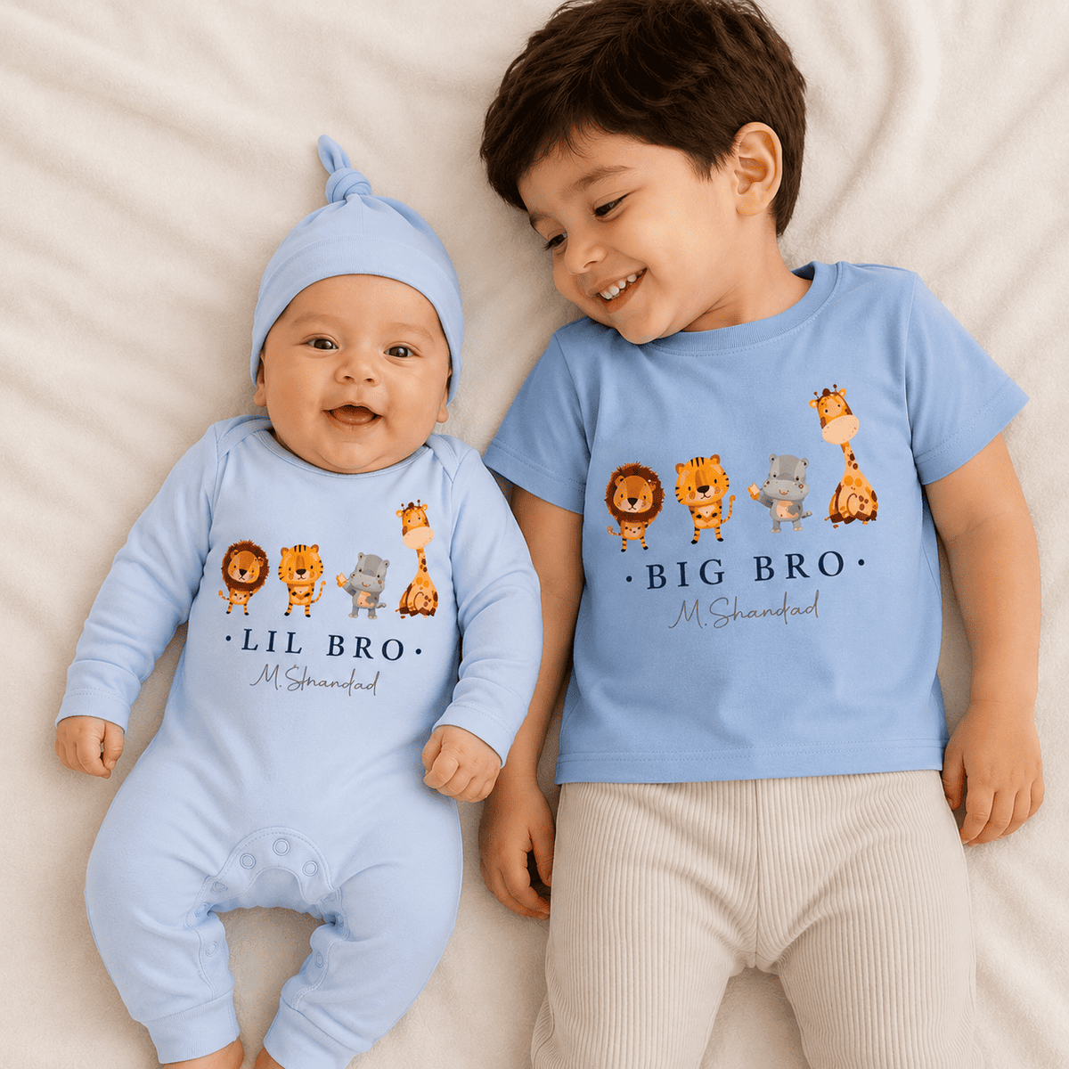 Lil Bro & Big Bro T-Shirt & Romper Deal