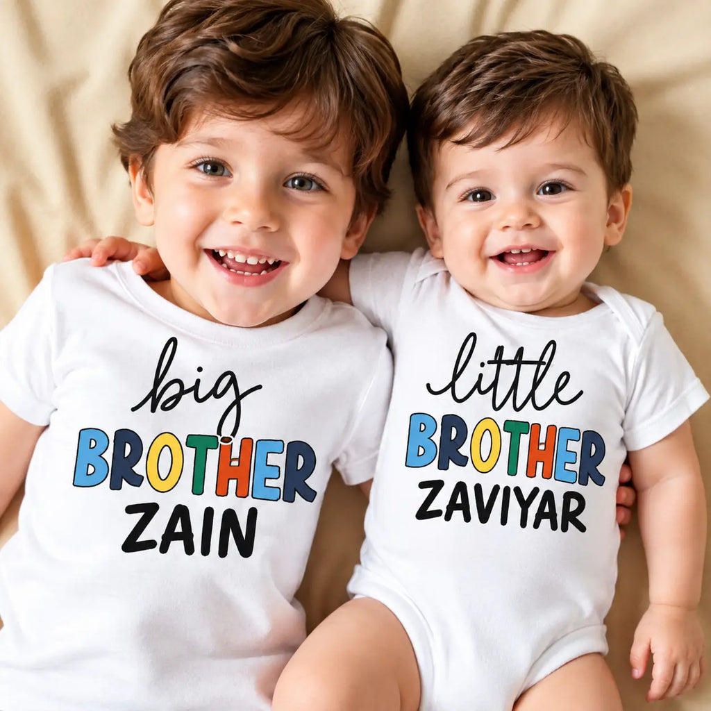 Brother Sister T-Shirt & Romper Deal