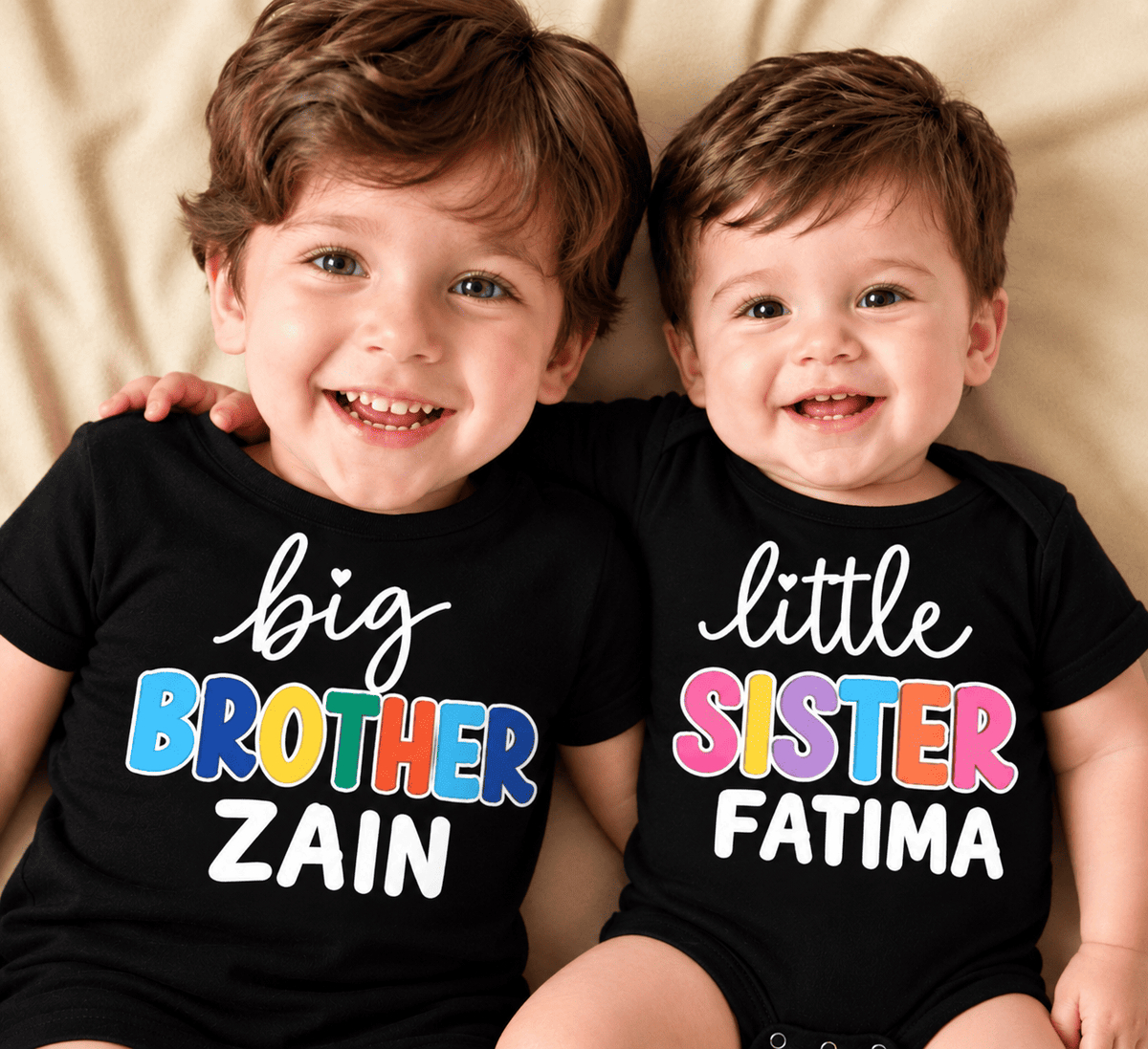 Brother Sister T-Shirt & Romper Deal