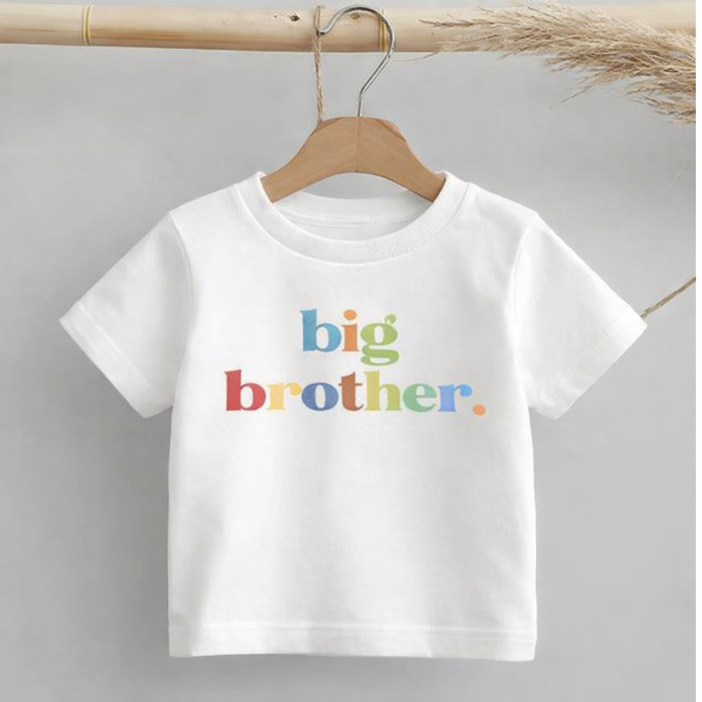 Multi Color Sister Brother Cousin Matching T-Shirts