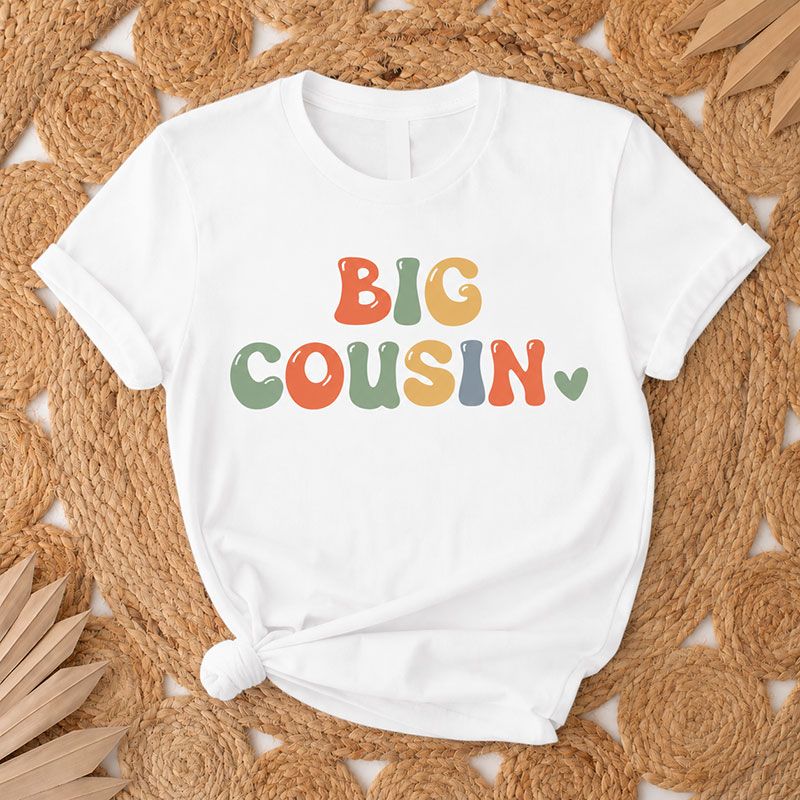 The “Retro Bubble” Big Cousin Kids T-Shirt