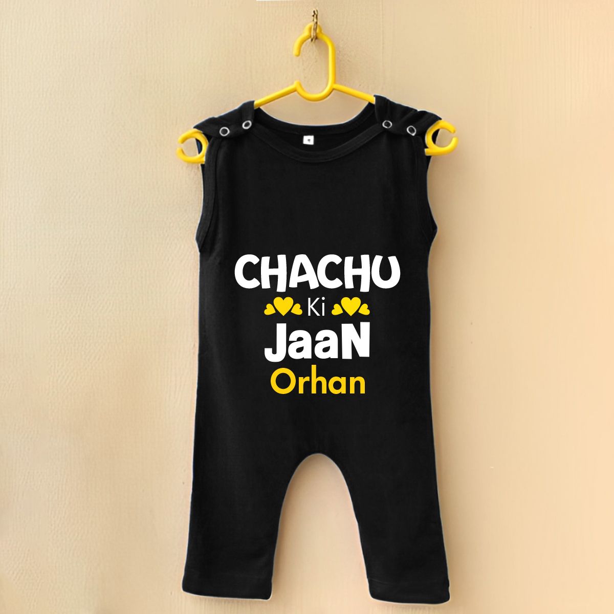 Custom Name Chachu ki Jaan Jumpsuit For Boy & Girl