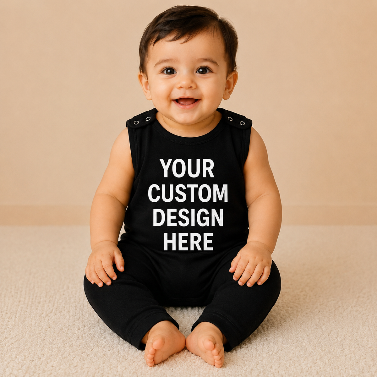 Design Your Own Print Dungaree Romper